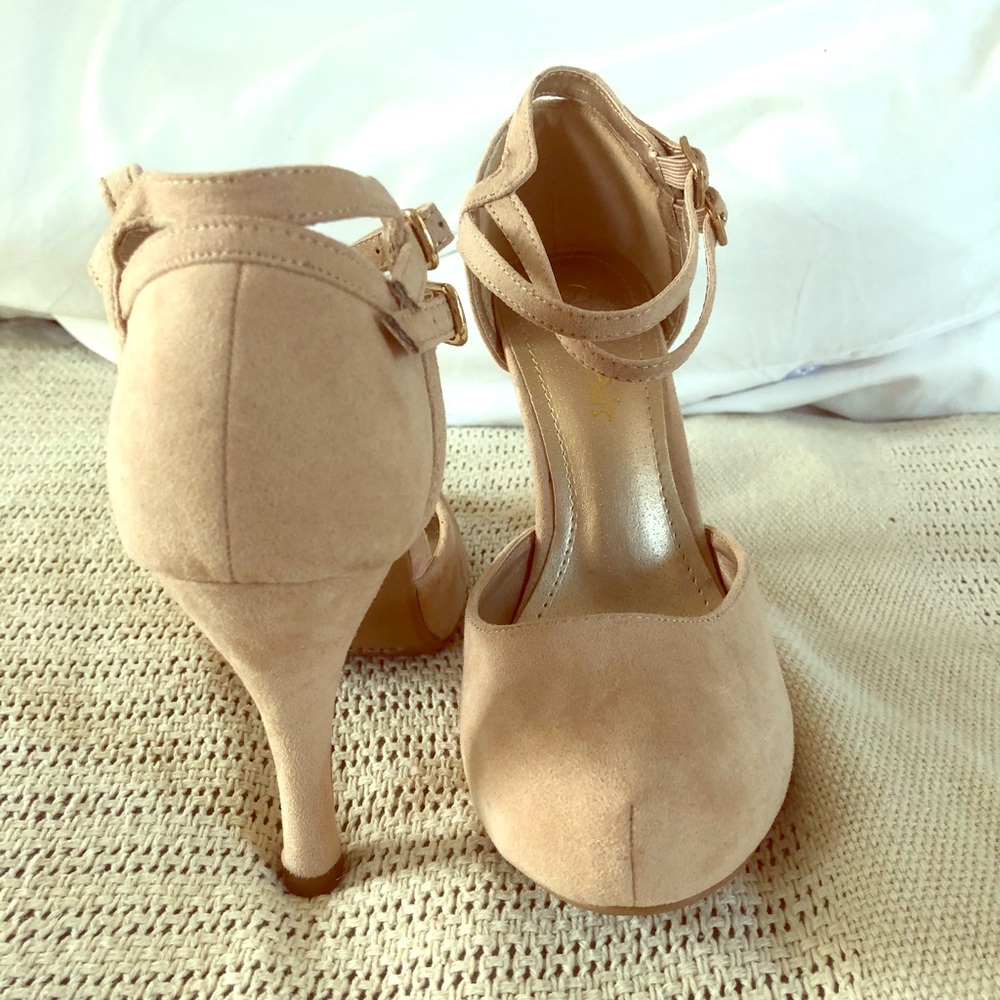Nude Strappy Heels